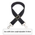 thumbnail image 4 of Wide Purse Straps Replacement Adjustable Crossbody Gold Hardware Canvas Shoulder Strap For Women, 4 of 5