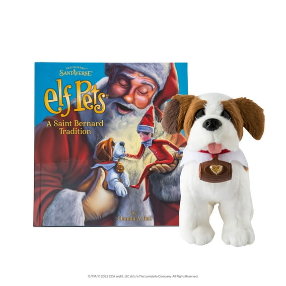 Elf Pets: A Saint Bernard Tradition – Includes St. Bernard Plush and Storybook