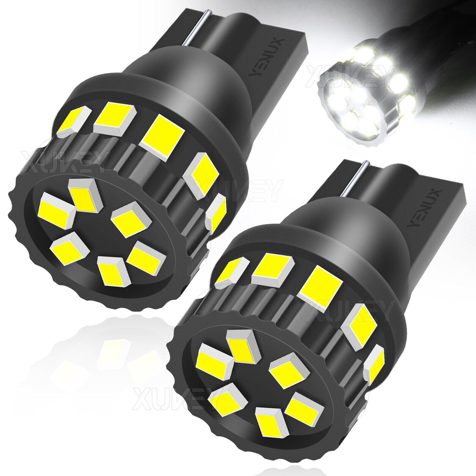 Car Side Marker Light W5W LED 6Pcs T10 Canbus 168 194 Bulb 24SMD License  Lamp DC