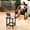 Grey, variant on Melocadol Outdoor Side Table Square Adirondack Patio End Table Easy Clean Weather Resistant HDPE for Backyard Pool Porch Deck, Black