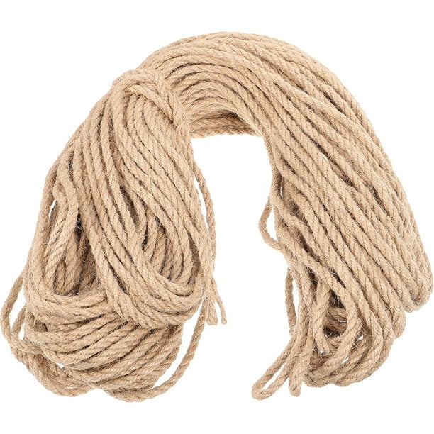 1 rollo de cuerda de sisal para rascar gatos, poste rascador para gatos, cuerda de sisal, cuerda de cáñamo para rascar gatos