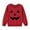 Red, variant on Odeerbi Toddler Boys Girls Halloween Crewneck Sweatshirts Fall Winter Cotton Sweatshirt Toddler Kids Cute Solid Color Halloween Print Long Sleeve Sweatshirts Top Toddler Clothes Yellow