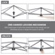 thumbnail image 5 of Songqin 10x10 1-Person Setup Pop Up Canopy Tent, Instant Portable Commercial Canopy Tent, Outdoor Gazebo with 1-Button Push, Wheeled Bag & 4 Sandbags for Home, Party & Outdoor Activities, Black, 5 of 18