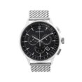 thumbnail image 2 of Movado Circa Chronograph Stainless Steel Black Dial Quartz Mens Watch 0606803, 2 of 6