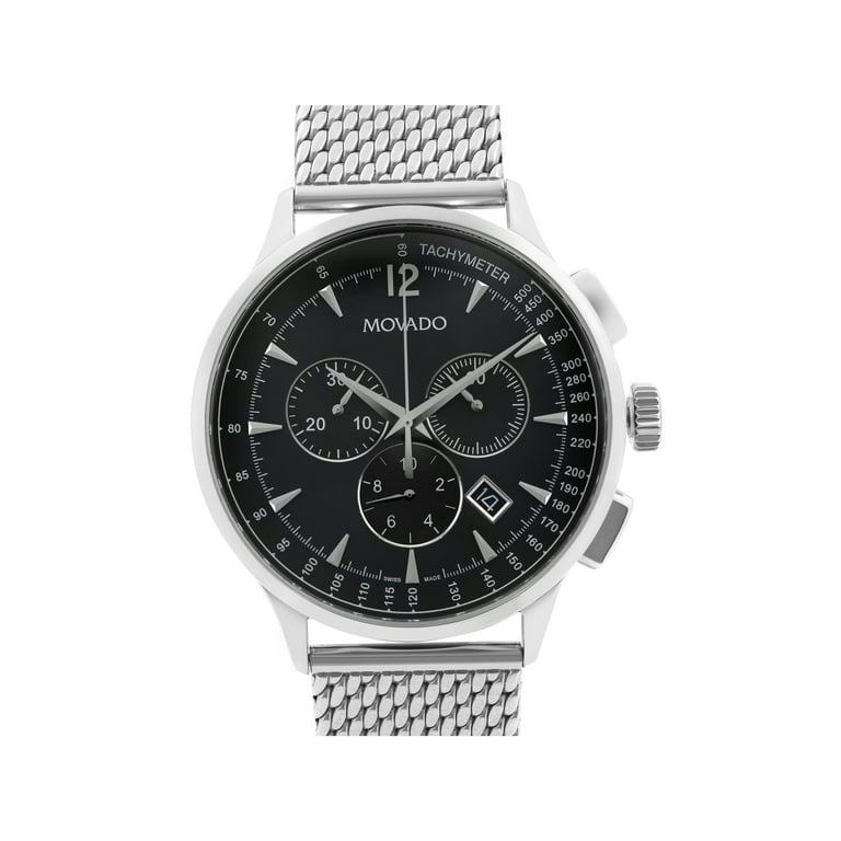 Movado circa chronograph black best sale