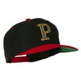 thumbnail image 5 of Greek Alphabet RHO Embroidered Two Tone Cap - Black Red OSFM, 5 of 5