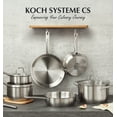 thumbnail image 5 of Koch Systeme CS 10 PCS Stainless Steel Cookware Set, Pots and Pans Set for Professional Cooking, Induction Compatible, Oven & Dishwasher Safe, 5 of 8