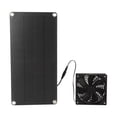 thumbnail image 1 of Solar Panel Fan Kit 20W Powered Mini Portable for Greenhouse Chicken Coop Pet House Window Exhaust, 1 of 5