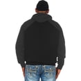thumbnail image 2 of JH Design Men’s Shelby Cobra Snake Black & Charcoal Pullover Hoodie Sweatshirt, 2 of 6