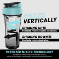 thumbnail image 3 of Helimix 2.0 Vortex Island Paradise Portable Pre-Workout Protein Blender Shaker Bottle No Balls or Whisks Made in USA 28oz, 3 of 11