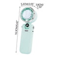 thumbnail image 3 of Up to 65% off Portable Handheld Fan, Portable USB Rechargeable Turbo Hand And NeckFan And Foldable Design, 3 of 7