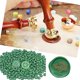thumbnail image 5 of JShteea 100x Star Retro Sealing Wax Bead Fire Painting Grano para Sello (verde Pino), 5 of 9