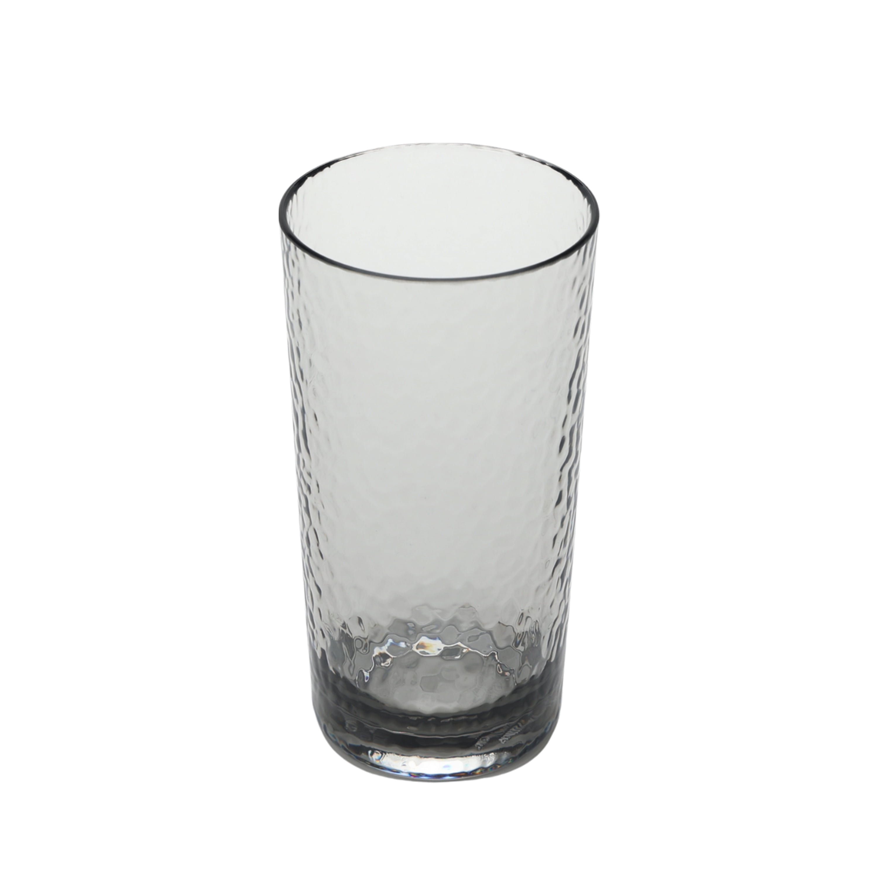 Better Homes & Gardens 16 oz Tritan Tall Hammered Tumbler, Smoke