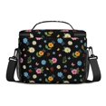 thumbnail image 3 of Lunch Box Pioneer Flower Floral Print Pattern Insulated Lunch Bag for Women Men,Medium Leakproof Lunchbox Cooler Bag Adjustable Strap,10 X 6.7 X 8 Inches, 3 of 6