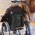 thumbnail image 3 of Bolsa para silla de ruedas ANGGREK Resistente Al desgaste negra suave profesional Tela Oxford para Personas Mayores para Ir de compras, 3 of 8