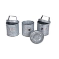 thumbnail image 4 of Vintage Farmhouse Design Kitchen DAcor canister Set, country DAcor Storage Jars, canisters Sets for Kitchen, Food Storage, galvanized Steel Set For co, 4 of 4