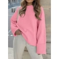 thumbnail image 2 of Fantaslook Sweaters for Women Oversized Crewneck Long Sleeve Chunky Knit Pullover Sweaters Tops Trendy Fall Outfits, 2 of 7