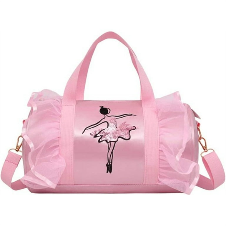 Ballet Dance Backpack for Little Girls Bag for Dance Toddler Dance Bag Gymnastics Latin Dance Yoga Tap Dance Jazz Storage Bag Long Yarn