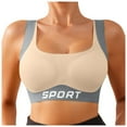 thumbnail image 1 of Brasier sin Varillas Mujer Tela de Mantequilla Sujetador Push up sin Costuras para Mujer Sujetador Deportivo Transpirable sin Aros Extra Grande, 1 of 4