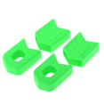 thumbnail image 1 of Protector de cigüeñal de bicicleta Sunnimix 1 juego 4PCS bajo en carbono antideslizante Verde, 1 of 7