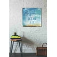 thumbnail image 3 of Epic Graffiti 'Beachscape Abstract II' by Michael Mullan, Canvas Wall Art, 26"x26", 3 of 3