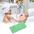 thumbnail image 2 of Unique Bargains 1 Pc Honeycombs Rectangular Bath Sponge Body Scrubber Cyan, 2 of 6