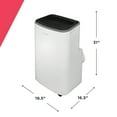 thumbnail image 6 of Frigidaire 14,000 BTU Portable Dual Heater/Air Conditioner, White, 6 of 8