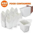 thumbnail image 6 of [450 Pack] Chinese Take Out Boxes - 32 oz Plain White Chinese Food Containers for To Go Asian Meals - Chinese Food Boxes for Noodles, Rice - Takeout Packaging for Business and Home Use, 6 of 7