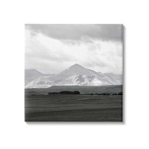 Stupell Industries Rural Mountain Peak Clouds Photograph Gallery Wrapped Canvas Print Wall Art, Design by Carol Robinson