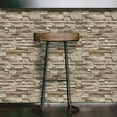thumbnail image 4 of Stacked Stone Peel and Stick Wallpaper, 4 of 10