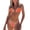 Orange, variant on Bikini Sets For Women Split Sexy Ribbed Two Piece Swimsuit Summer Beach Pool Vacation Swimwear Yellow