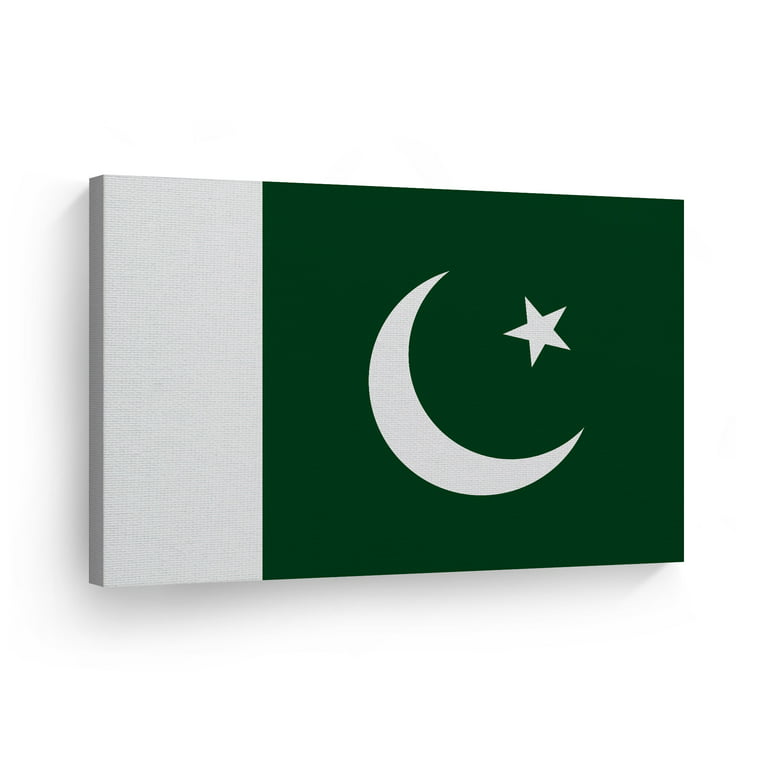 romersk lån udkast Smile Art Design Pakistan Flag Canvas Wall Art Print Country Flags Office  Living Room Dorm Bedroom Kitchen Man Cave Sports Club Bar Decor Modern Home  Decor Ready to Hang Made in USA -