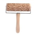 thumbnail image 4 of Venta caliente de rodillos de madera maciza tallados con láser con estampado de alces navideños, accesorios para hornear galletas en relieve, 4 of 6