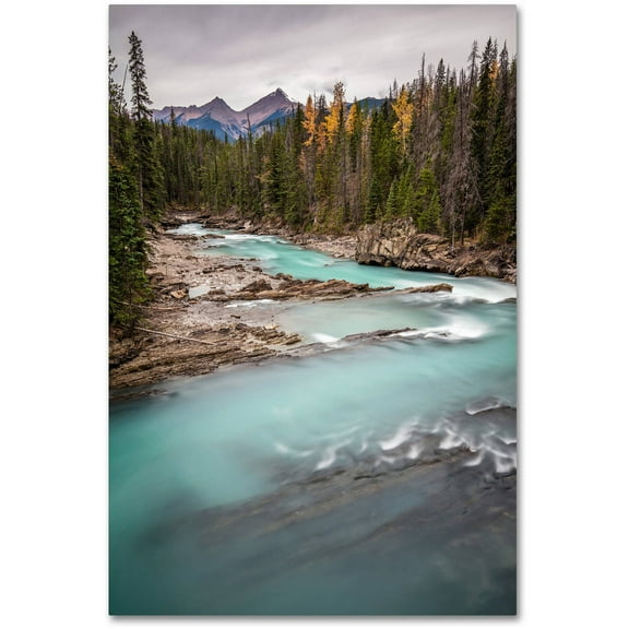 Trademark Fine Art 'Kicking Horse River' Canvas Art by Pierre Leclerc