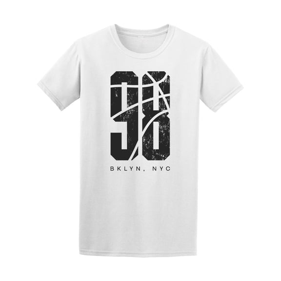 Vintage 98 Brooklyn, Nyc Basket T-Shirt Men -Image by Shutterstock, Male XX-Large