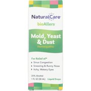 bioAllers Allergy Mold, Yeast & Dust Treatment | Homeopathic Formula May Help Relieve Sneezing, Congestion, Itching, Rashes & Watery Eyes | 1 Fl Oz