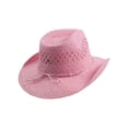thumbnail image 1 of Top Headwear Outback Toyo Cowboy Hat Pink, 1 of 2