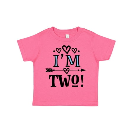 

Inktastic 2nd Birthday 2 Year Old Arrow Gift Toddler Boy or Toddler Girl T-Shirt