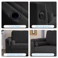 thumbnail image 7 of ijuicy 83"w Pull Out Couch Bed, Convertible Sleeper Sofa Queen Size, Sofa Bed with USB Port for Living Room - Black, 7 of 7