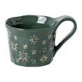 thumbnail image 1 of veasfak 1PC Christmas Dinnerware Present Christmas Tableware for Party Table Festive Green Mug, 1 of 9