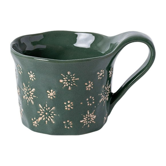 1 pieza de vajilla navideña, regalo de vajilla navideña para mesa de fiesta festiva Taza verde