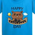 thumbnail image 4 of Inktastic Happy Groundhog Day Cute Youth T-Shirt, 4 of 5