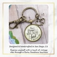 thumbnail image 4 of True Friends Are Always Together In Spirit Gutsy Goodness Bronze Metal Keychain Adult Female Jewelry Gift, 4 of 8
