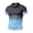Dark Gray, variant on Men's US 250th Anniversary Gradient Polo Shirt with American Flag Patch and Short Sleeve Turn-Down Collar Featuring Quick Dry Fabric Black L