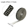 thumbnail image 2 of 3 Roll 0.3 Inch 3 Yards Self Adhesive Crystal Rhinestone Diamond Ribbon for Arts & Crafts Project Wedding Black, 2 of 5