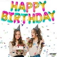 thumbnail image 5 of KatchOn, Rainbow Happy Birthday Balloons Letters - 16 Inch | Rainbow Happy Birthday Balloon Banner | Neon Happy Birthday Banner Balloons, 5 of 5