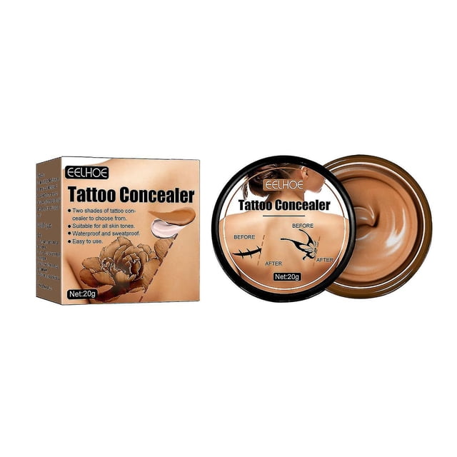 Corrector impermeable, corrector de cicatrices, corrector, maquillaje de doble color conjunto de corrector de color brillante 20G