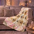 thumbnail image 6 of Golden Retriever Dog Lovers, Playful Pet Portrait Pattern, Warm Flannel Blanket for Living Room and Bedroom with Detailed Artwork, Dog Moms Christmas Gift, Pet Lover Home Decor, 6 of 9