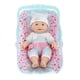 thumbnail image 5 of Muñeca recién nacida con ojos abiertos, cuerpo completo de vinilo suave de , recién nacidas con accesorios de cuna, juguete Yotijar  Muñeca de juguetes de 12 pulgadas, 5 of 10