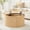 Oak, variant on Wirrytor Rattan Round Coffee Table with 2-Tier Wood Storage, Circular Table, Round Storage Table,Black